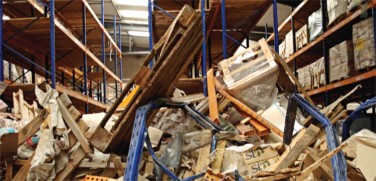 Pallet Racking Disaster in Wisconsin Warehouse