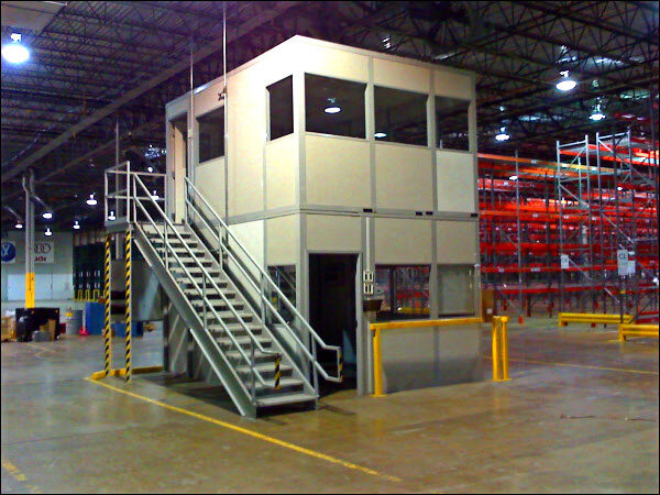 Modular Office Modular Office in a Warehouse Environment