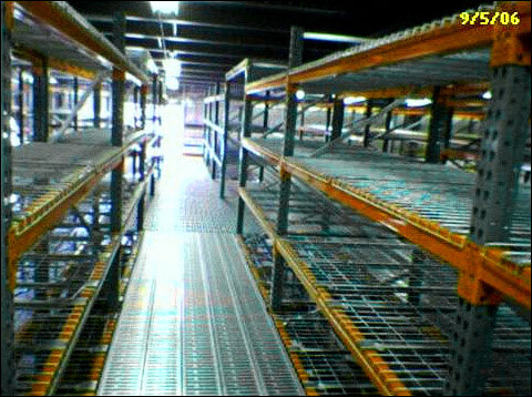 2 Level Rack Supported Mezzanine In Warehouse Environment