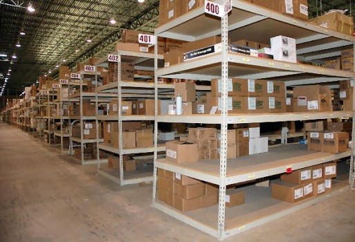 Save your business time and money with a modular shelving system from AJ Enterprises Nationwide industrial shelving for warehouses, factories, and distribution centers